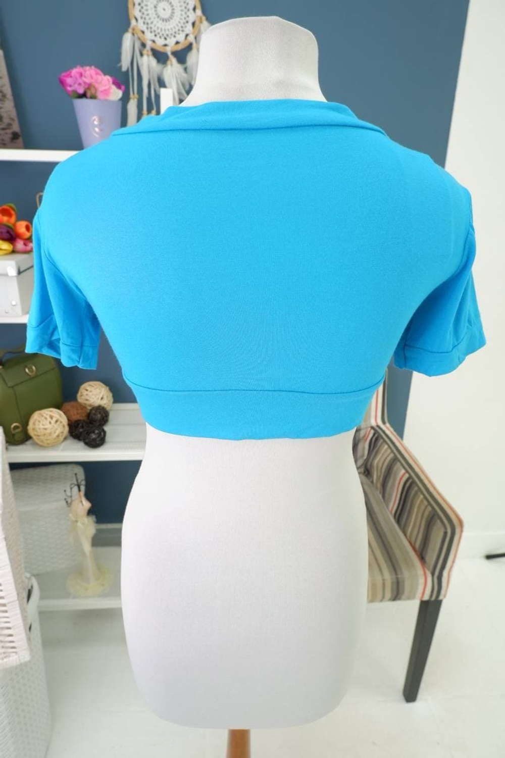 Болеро из вискозы бирюзовое 44 размер, новое