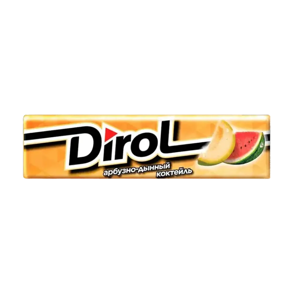 Жевательная резинка "Дирол" арбуз -дыня 13,6гр