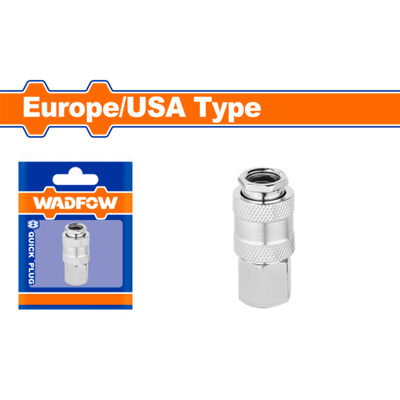 Коннектор пневматический 1/4" (120) WADFOW WQP0970