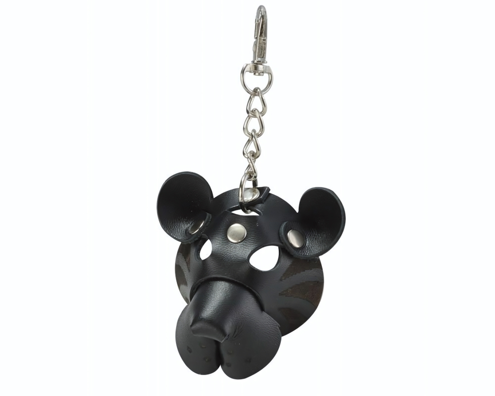 Черный брелок-маска Ночной тигр (Цвет: черный)