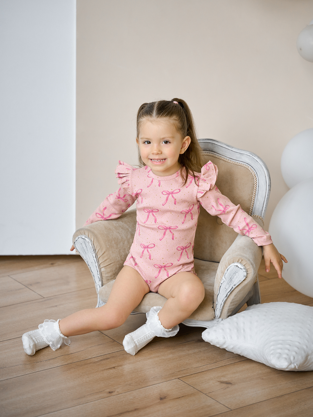 Боди с длинным рукавом