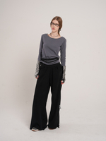 Лонгслив Базовый Мокрый асфальт