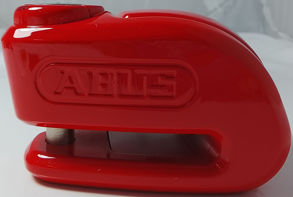 Замок на торм. диск 370 Trigger Alarm 2.0 с сиг красный