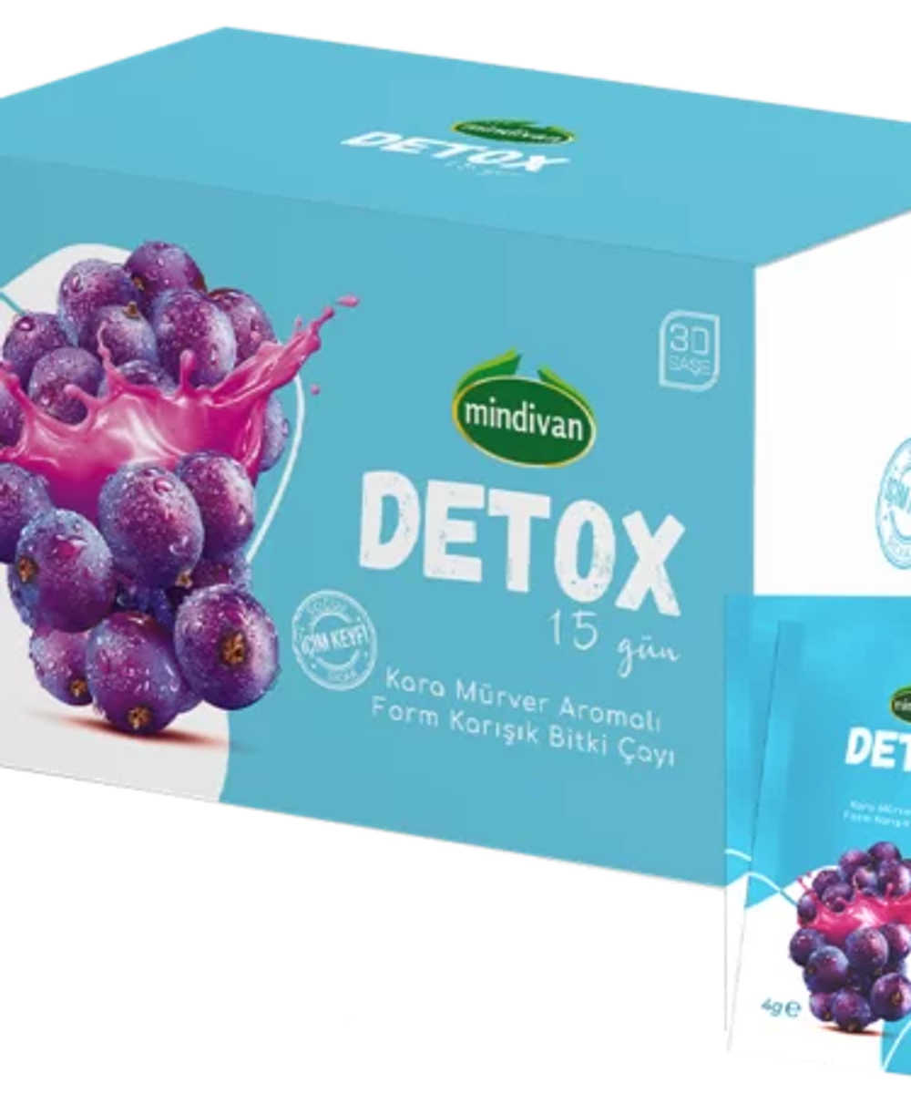 Детокс (DETOX) 15 дневный чай, Mindivan, 30 пакет