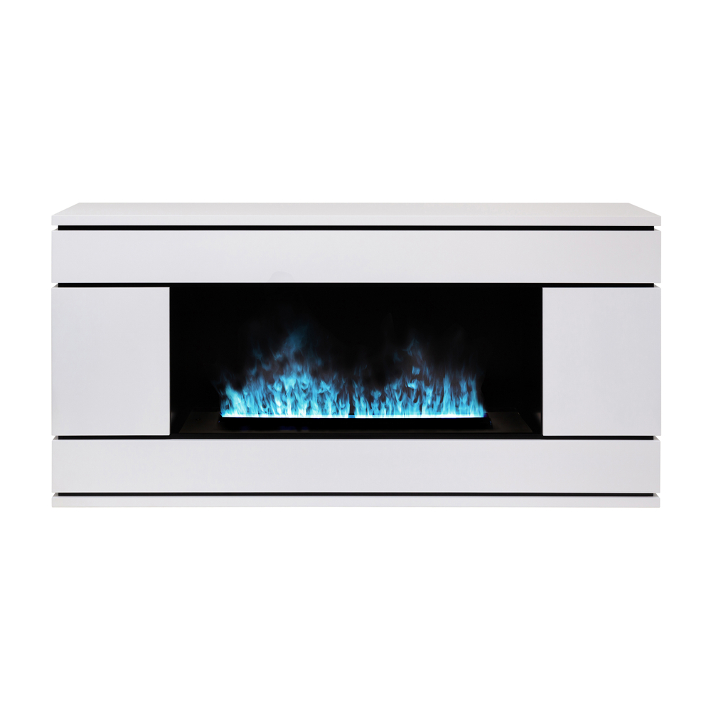 Каминокомплект VEGA/ВЕГА Белый матовый с очагом Электроочаг CASSETTE/КАССЕТА LED 1000 АВТО
