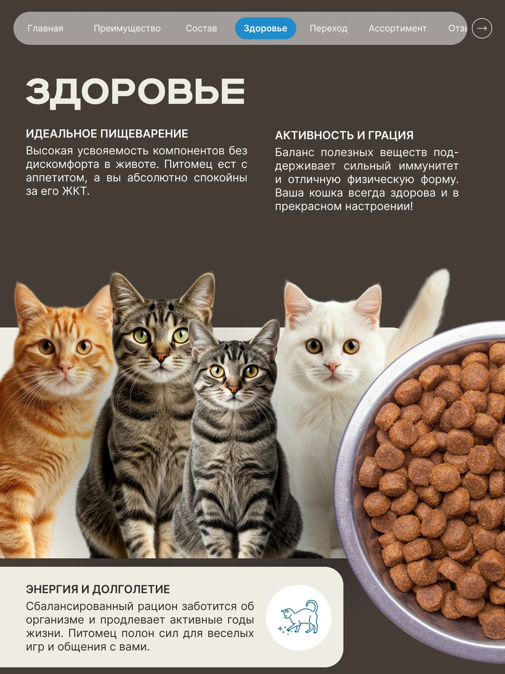 Корм сухой для стерилизованных кошек всех пород, с лососем, 400 гр, QUATTRO