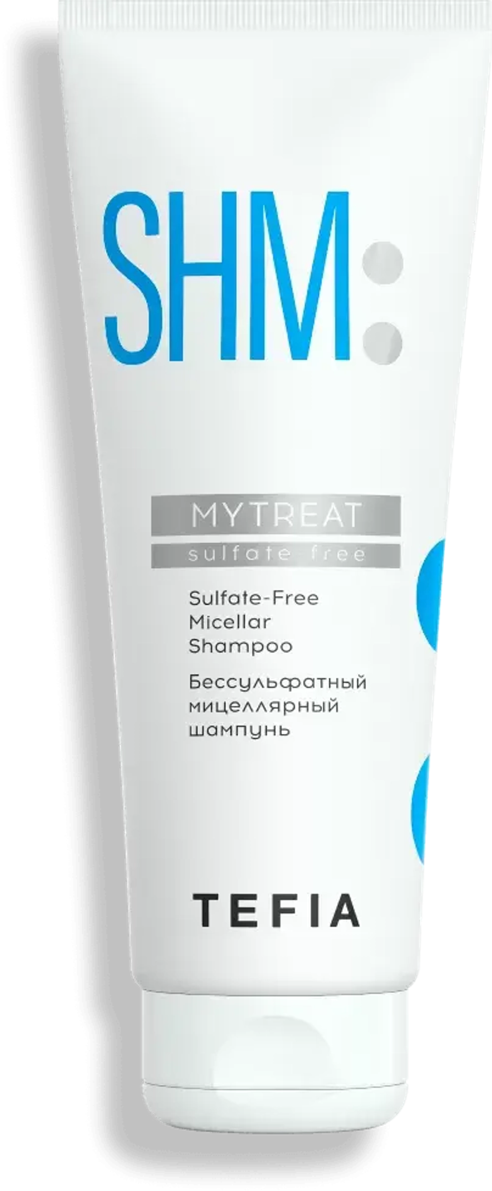 Бессульфатный мицеллярный шампунь Sulfate-Free Micellar Shampoo Tefia MY Mytreat, 250 мл