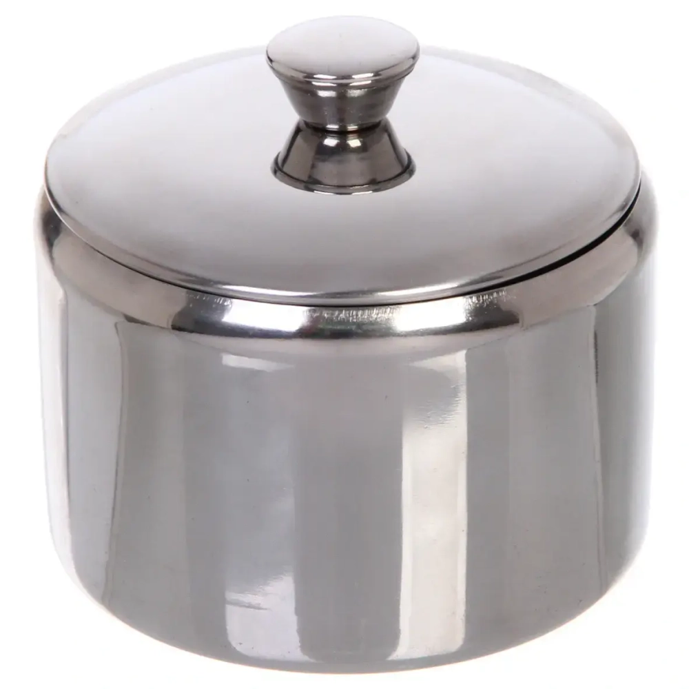 Сахарница из нержавеющей стали 200мл 6см