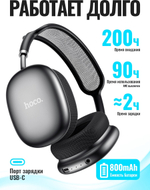 Наушники Hoco W65 Plus черный