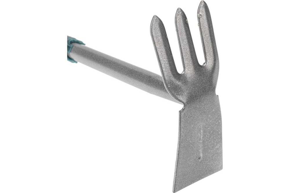 МОТЫЖКА КОМБИНИРОВАННАЯ 3 ПРЯМЫХ ЗУБЦА С МЕТАЛЛИЧЕСКОЙ РУЧКОЙ ЧЕТЫРЕ СЕЗОНА