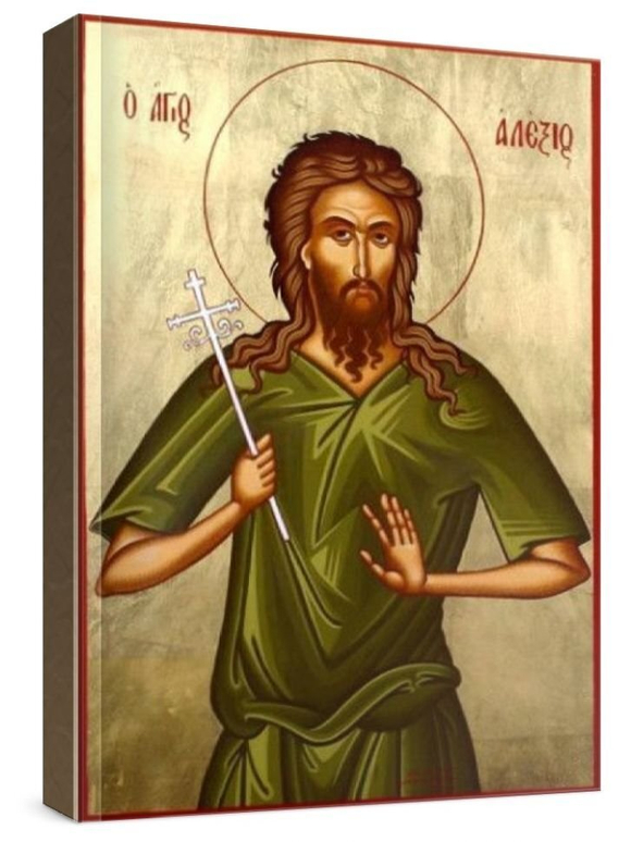 Алексий, человек Божий (рукописная икона)