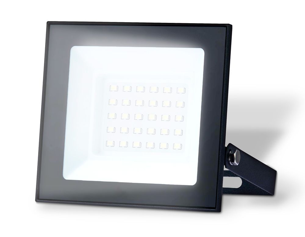 Прожектор светодиодный ST8016 BK черный IP65 LED 6500K 30W 116*105*26