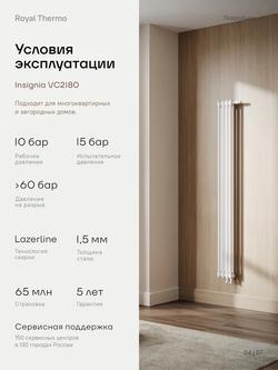 Дизайн-радиатор Royal Thermo Insignia