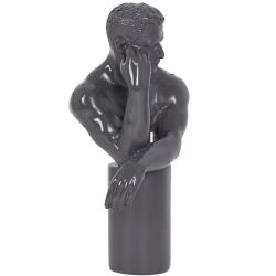 Статуэтка Мыслитель Серый