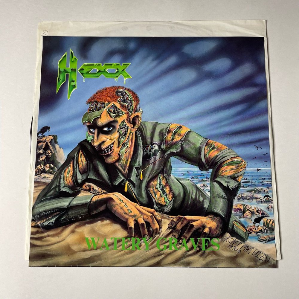 Винтажная виниловая пластинка LP EP Hexx Watery Graves (USA 1990)