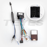 Комплект рамки с разъёмами 9"+can Opel Antara 2006-2017+черная рамка переноса БК(наверх) - Car-Smart 7282B