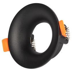 Светильник встраиваемый алюминиевый ЭРА KL96 BK под лампу MR16 GU5.3 черный