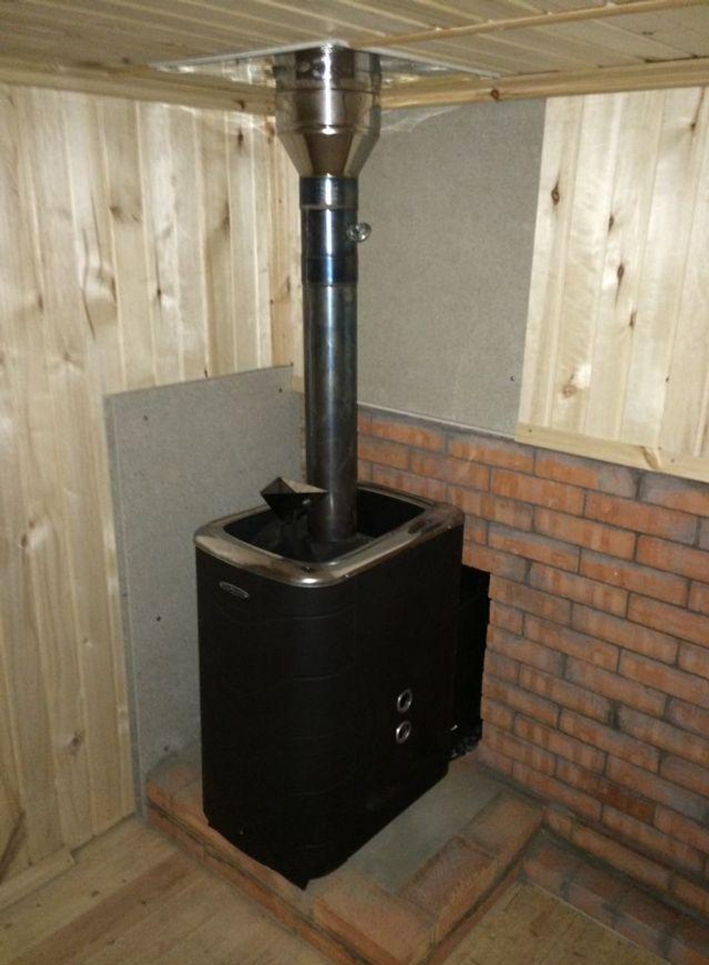 Банная печь TMF Гейзер 2014 Carbon ДН ЗК ТО Антрацит