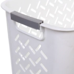 Корзина - органайзер универсальная для хранения с ручками «ДОМания «, цвет белый, 40*20*20см (лейбл)