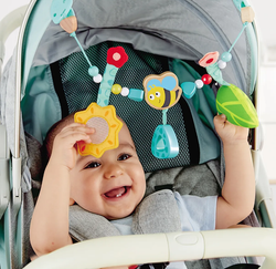 Детская игрушка "Цепочка для колясок со шмелем"