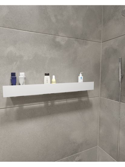 Полка-органайзер с тремя секциями Loco 80 (нерж. белый)