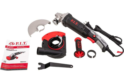 Шлифмашина по бетону P.I.T 125 мм, 1400 Вт, 3000-9000 об/мин PWG125-C