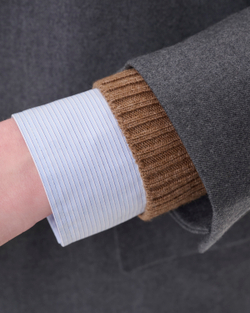 UNDERCOVER ЖАКЕТ КОМБИНИРОВАННЫЙ СЕРЫЙ