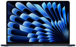 15.3 Ноутбук Apple MacBook Air 15 2024 2880x1864, Apple M3, RAM 16 ГБ, SSD 512 ГБ, Apple graphics 10-core, macOS, MXD43, Midnight, английская раскладка