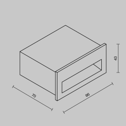 Подсветка для лестниц Outdoor O512SL-L3W3K