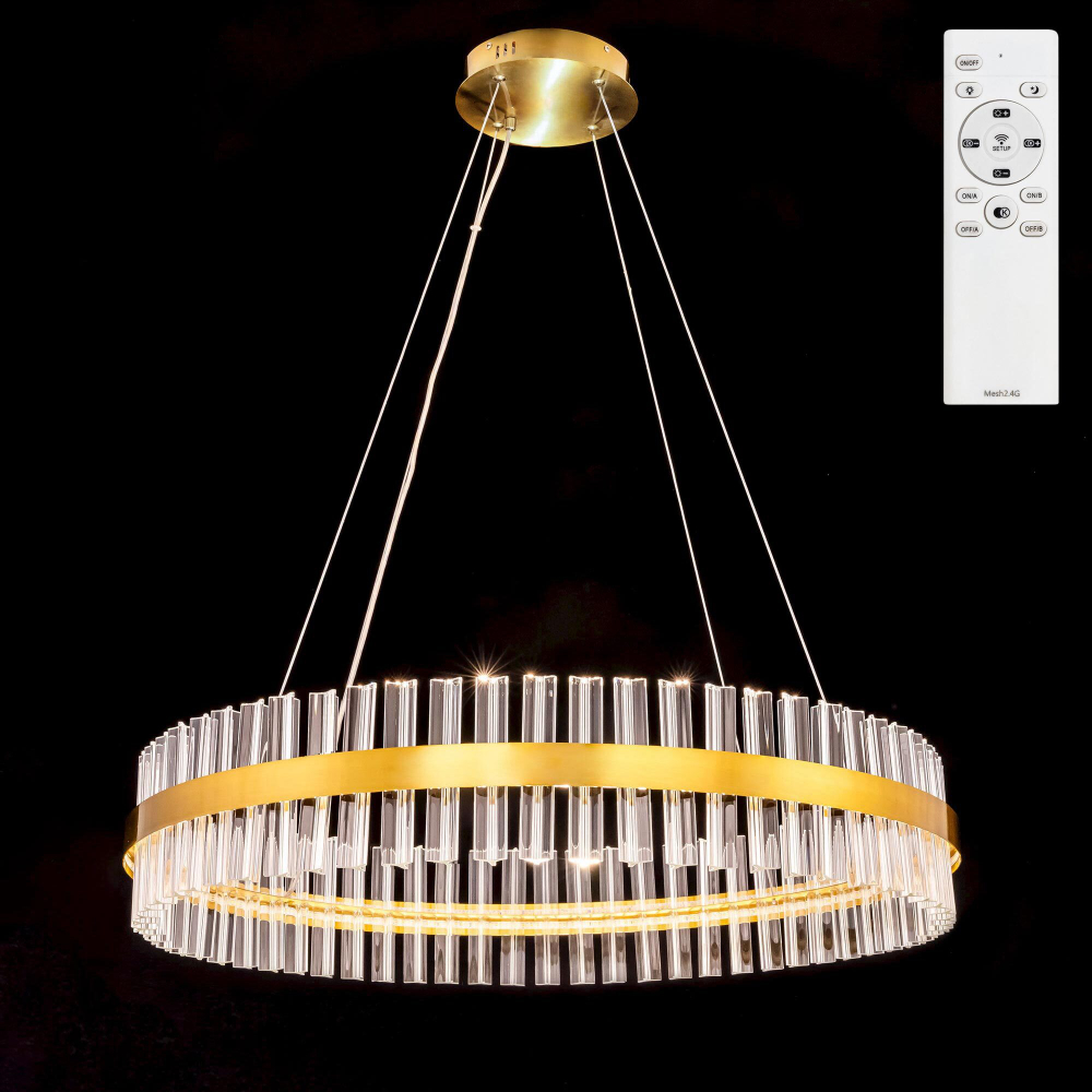 Citilux Рианна CL337083 LED Люстра хрустальная с пультом