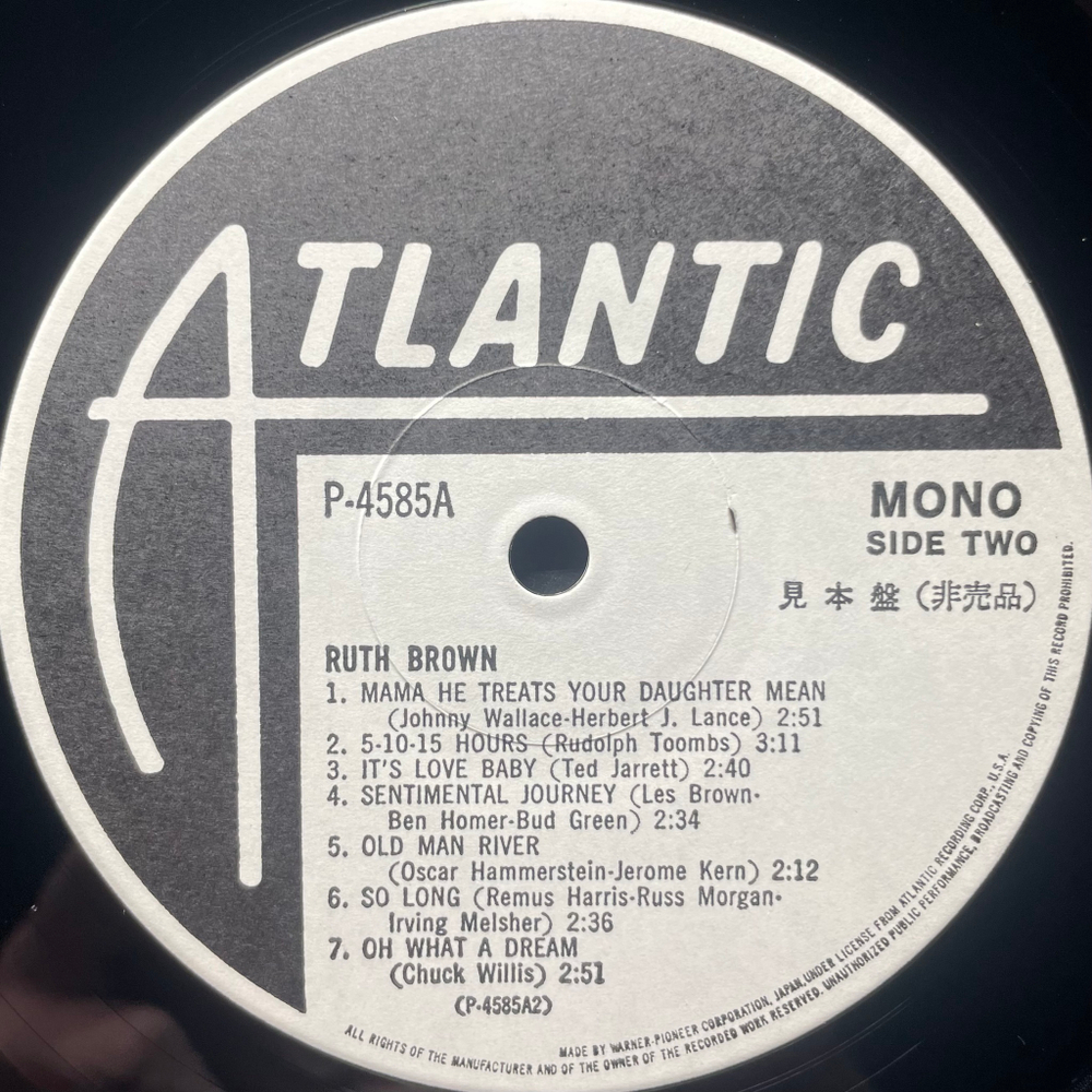 Ruth Brown ‎– Rock & Roll (Япония 1978г.) Promo