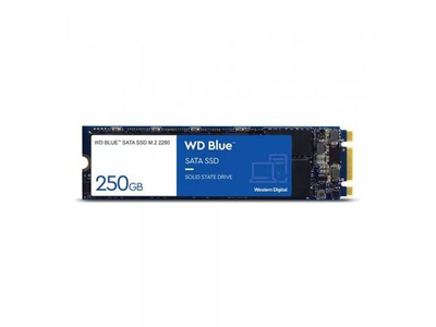 SSD накопитель Western Digital WD Blue 2ТБ, M.2 2280, SATA III, [WDS200T2B0B]
