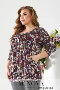 Кофточка 23-04-Серый Minova