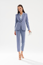 1973 Жакет женский (синий меланж)