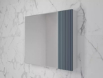 Зеркальный шкаф «Стокгольм» 70 см графит софт