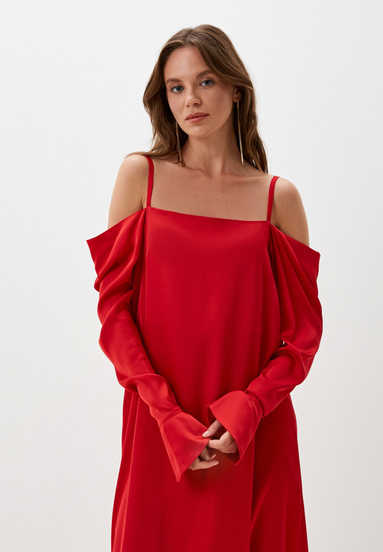 Платье Джия, цвет Красный