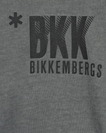 Свитшот BIKKEMBERGS Темно-серый/"Варенка"/Термопринт: черный логотип Мальчик