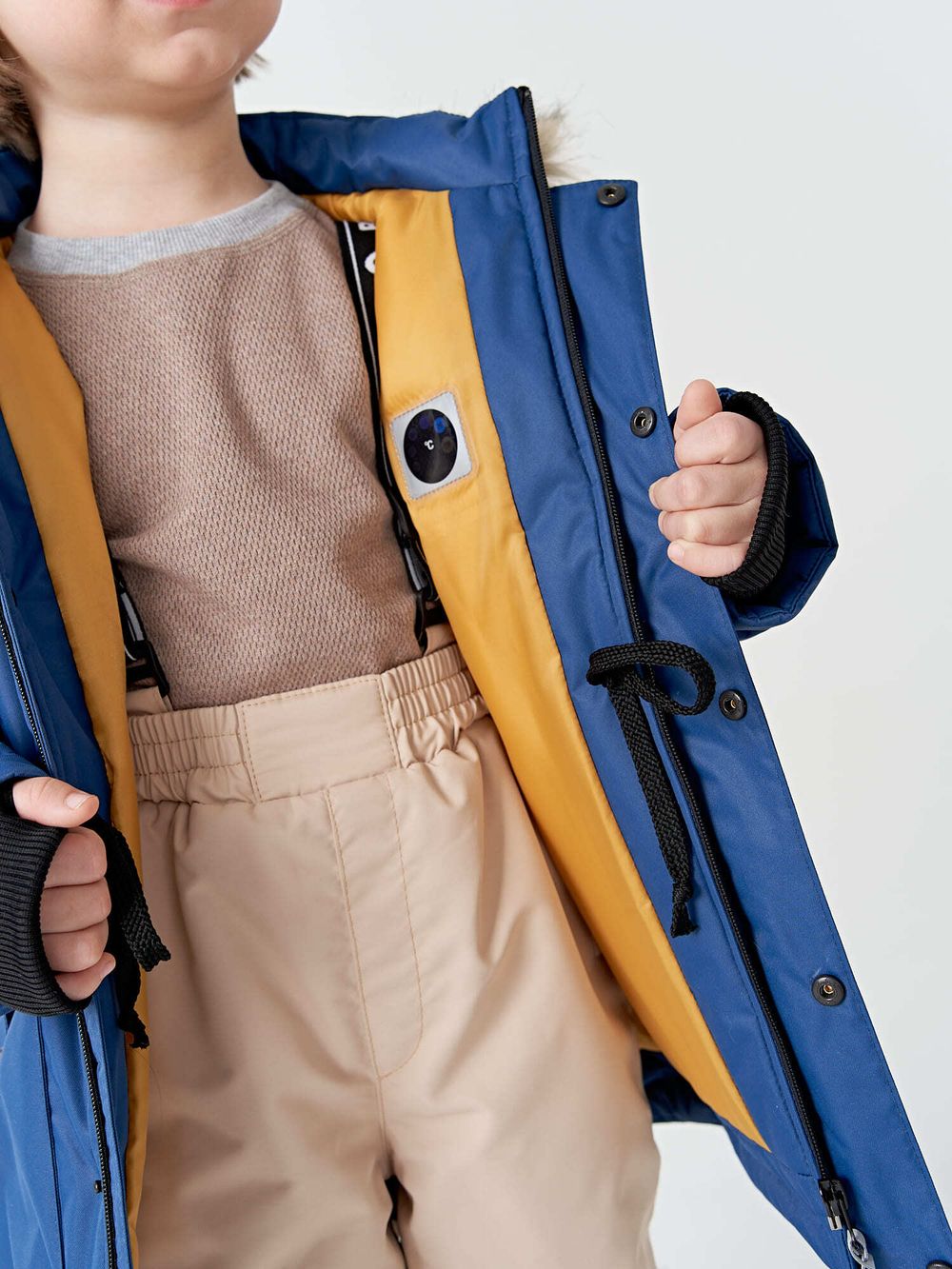 Парка зимняя "Индиго"