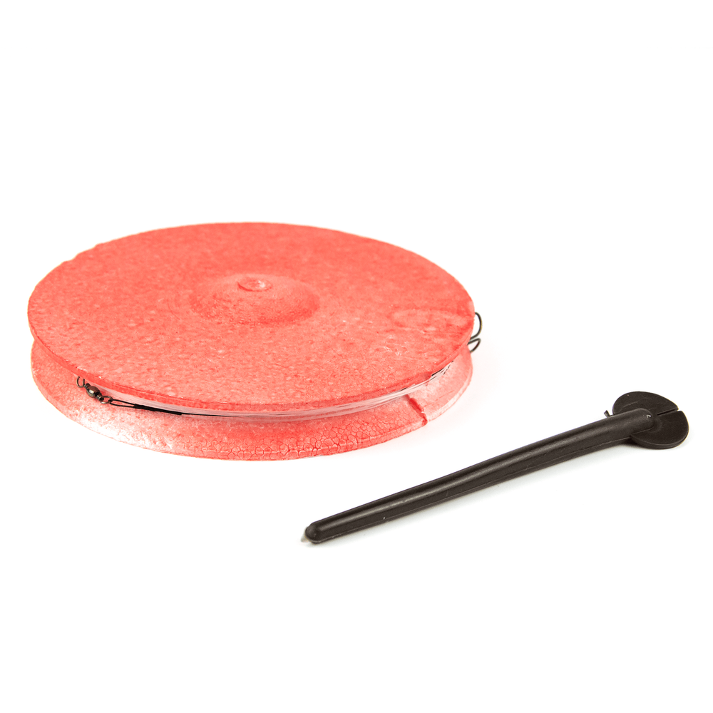 Кружок рыболовный пенопластовый (оснащенный)