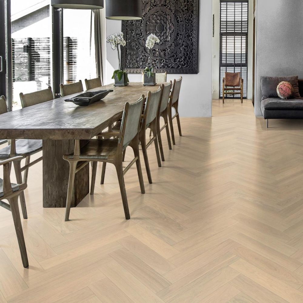 Инженерная доска Kahrs Дуб AB, Белое масло White oil