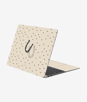 Виниловая наклейка FOR LUCK для MacBook