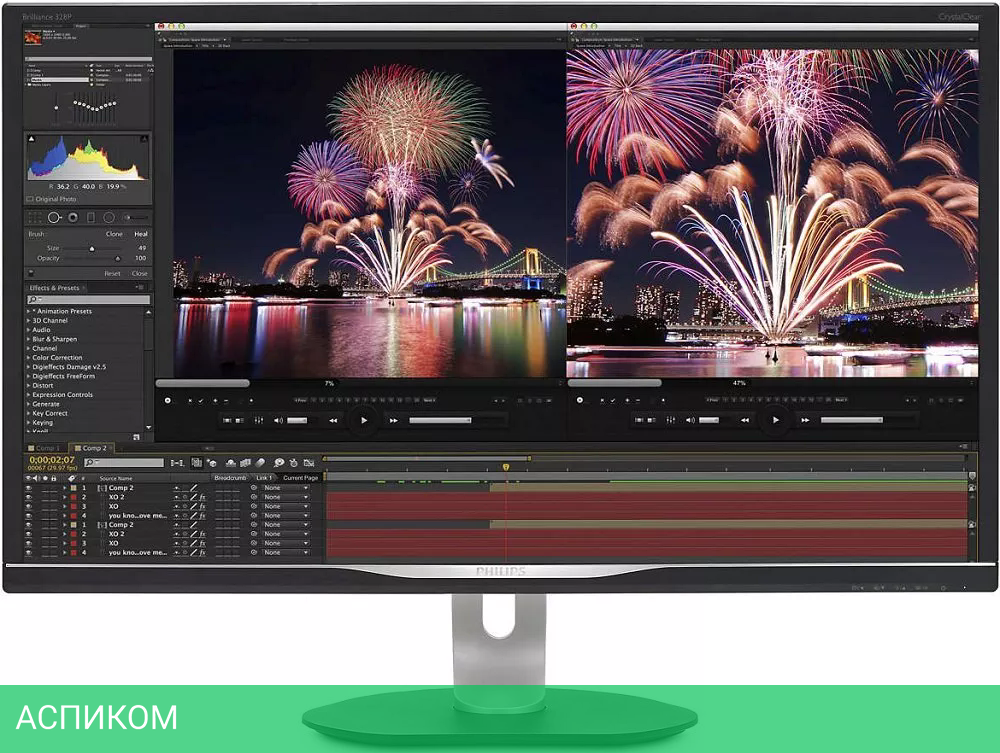 Монитор Philips 328P6AUBREB/00