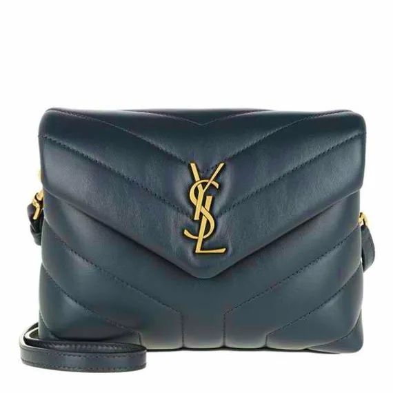 Сумка Saint Laurent Loulou Toy темно-серый