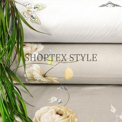 Твил-сатин принт №10 | ш.220 см | 120 г/м² | хлопок-100%