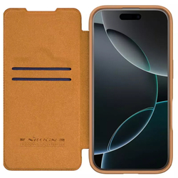 Чехол-книжка Nillkin Leather Qin PROP для iPhone 16 Pro