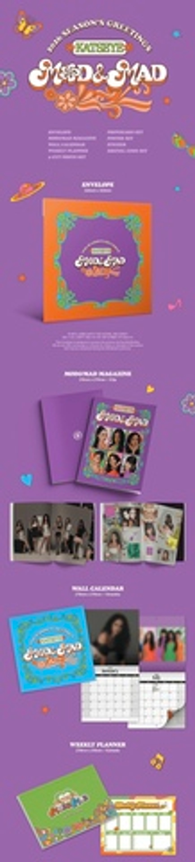 Набор KATSEYE 2026 SEASON'S GREETINGS 'MOD & MAD'