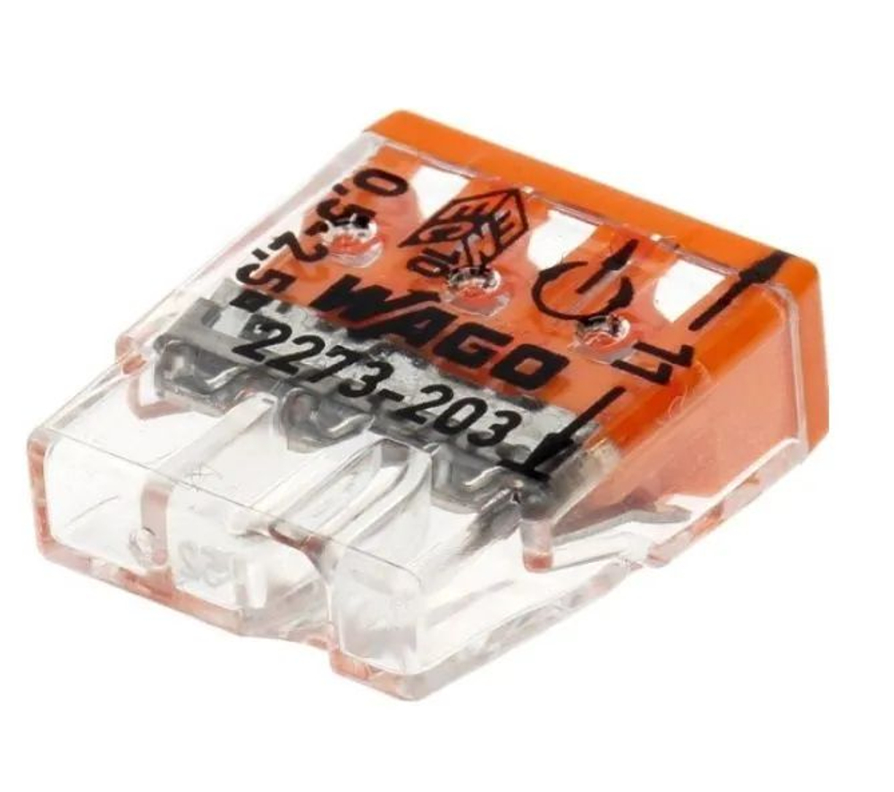 Клемма "WAGO" 2273-203 / 100 шт.