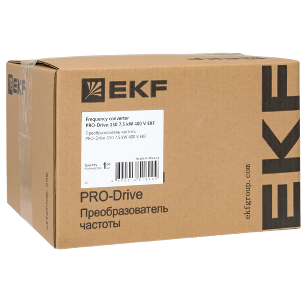Преобразователь частоты PRO-Drive PD-150-FC-7K5-43-B EKF
