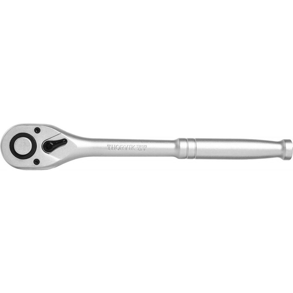 Рукоятка трещоточная THORVIK с металлической ручкой 1/4"DR, 72 зубца   S1R372