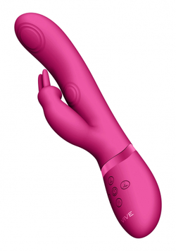 Вибромассажер May - Pulse-Wave & C-spot & G-Spot Rabbit - Pink